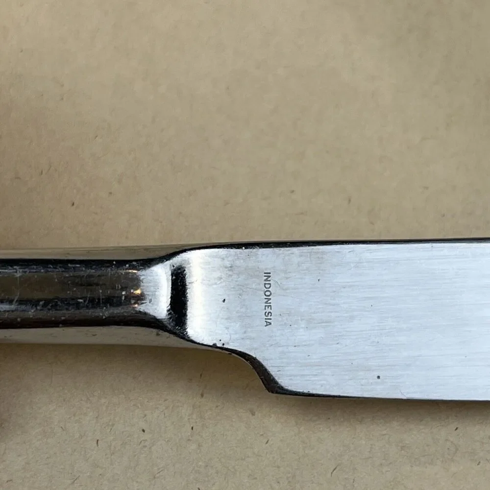 Lauffer by Towle‎ Dinner Knife 9 1/8” 18/8 Stainless Flatware Indonesia Set Of 8